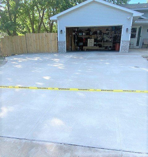 concrete driveway albertville mn